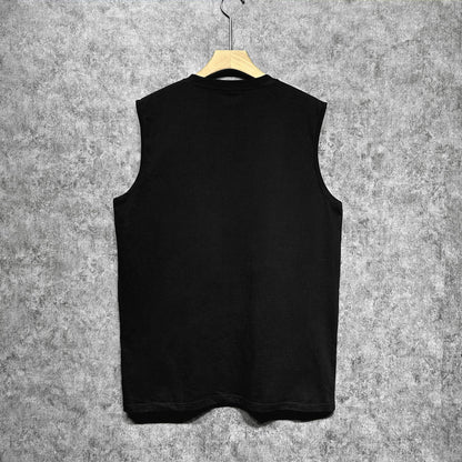 Amiri tank top ruffle letterprinting