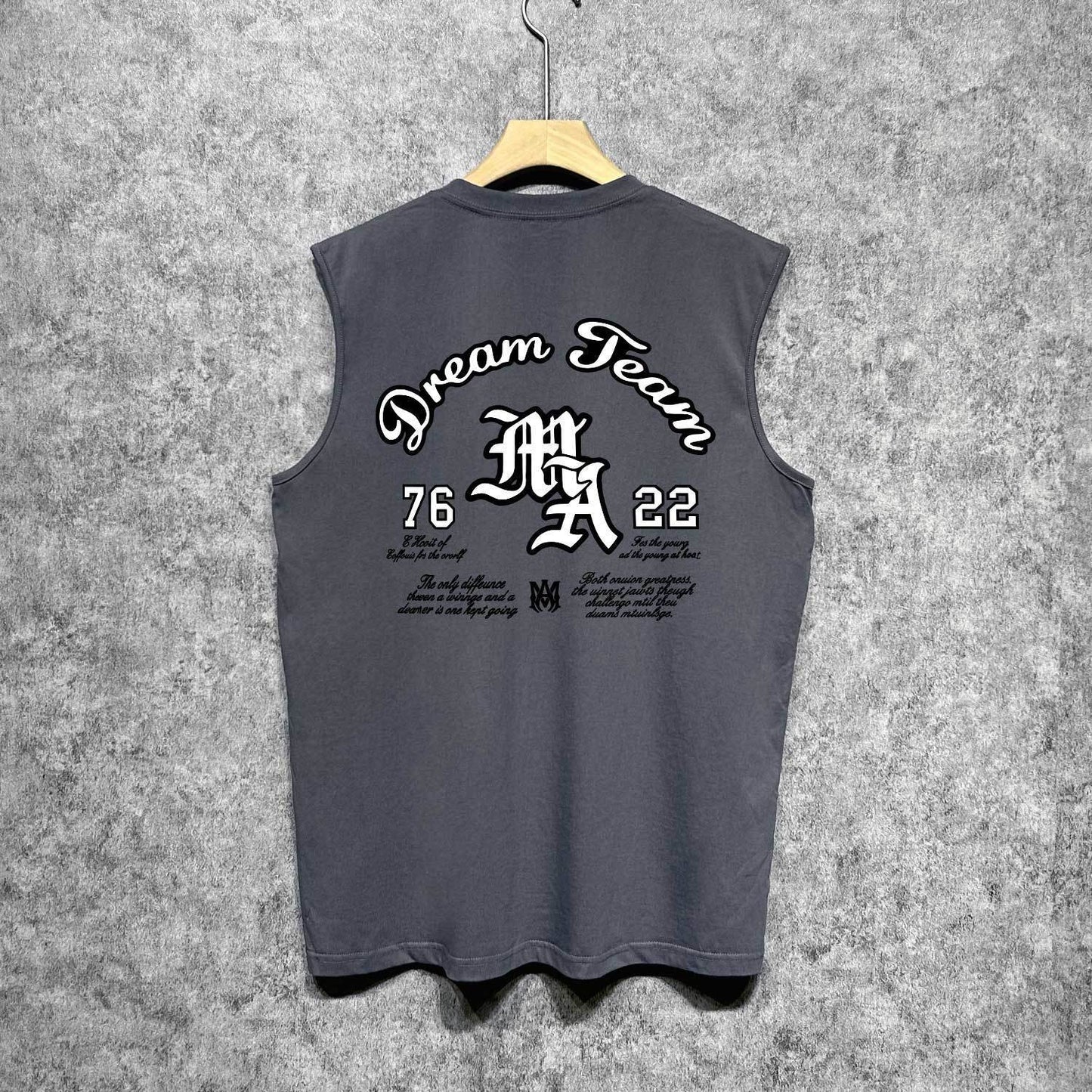 Amiri tank top letterprinting