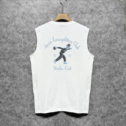 Amiri tank top bowling print