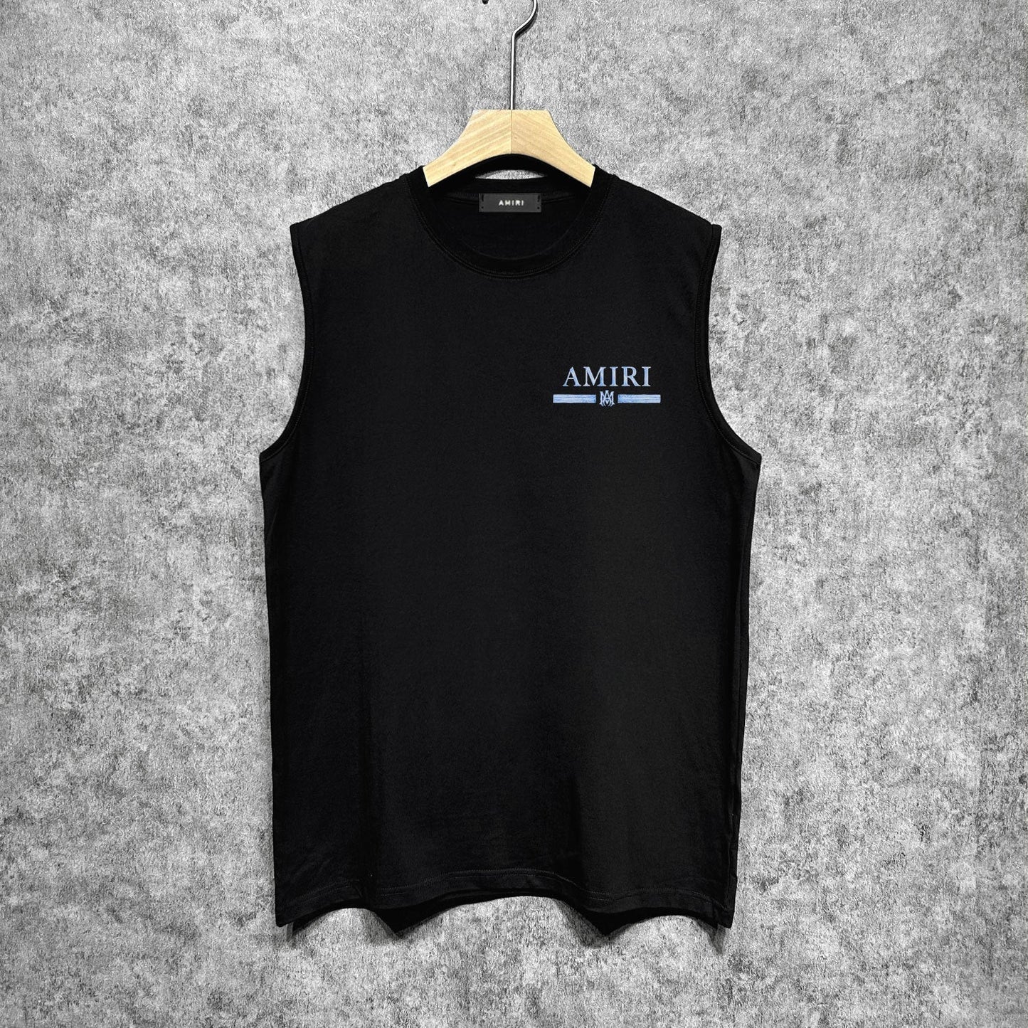 Amiri tank top with crayon horizontal stripes printing