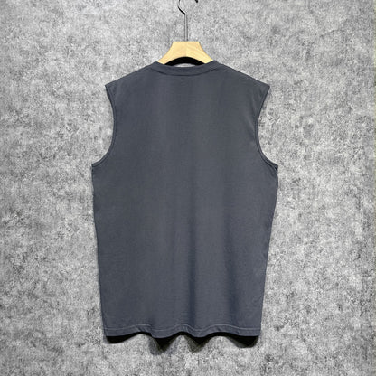 Amiri tank top red five-pointed star printing
