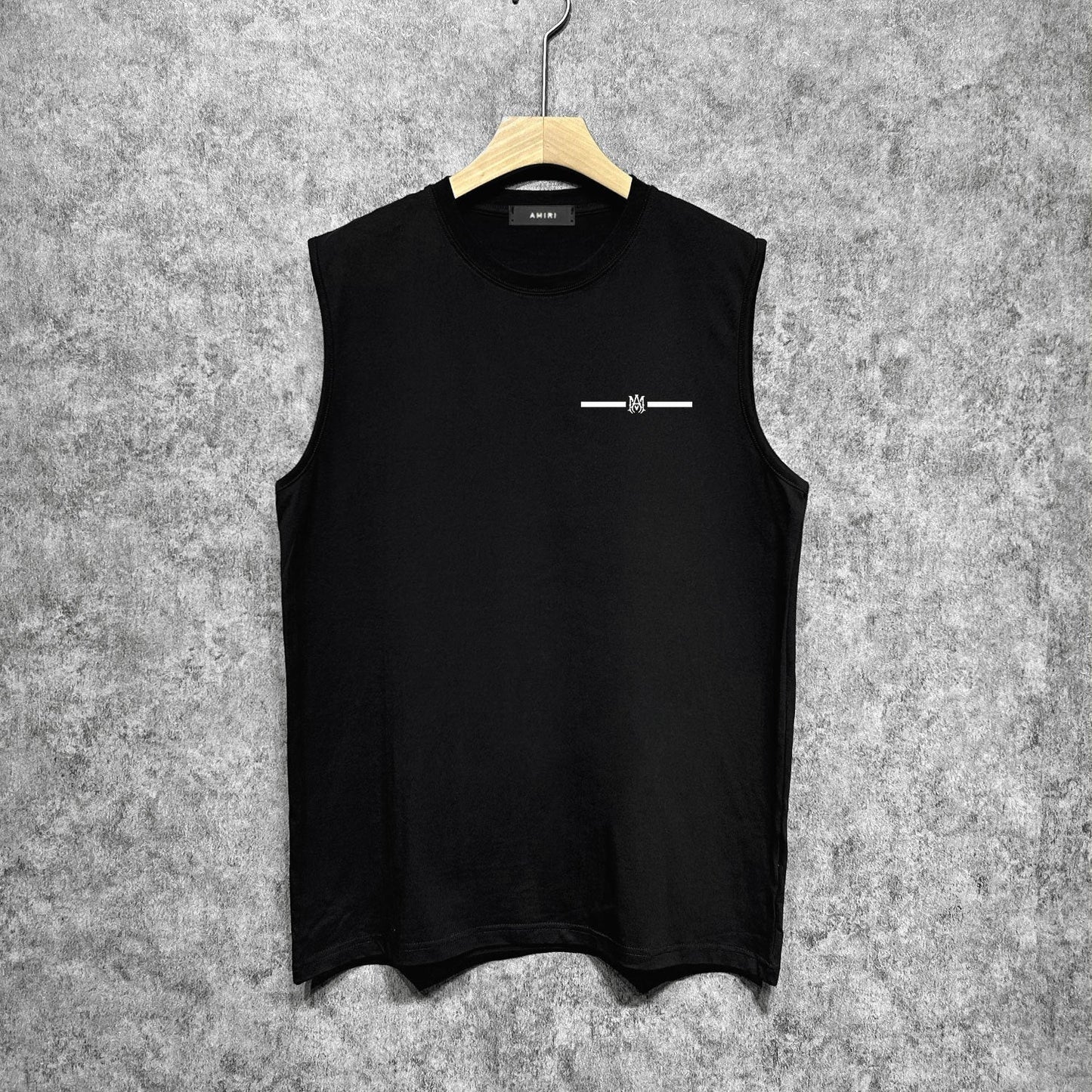 Amiri tank top small letter horizontal strip printing
